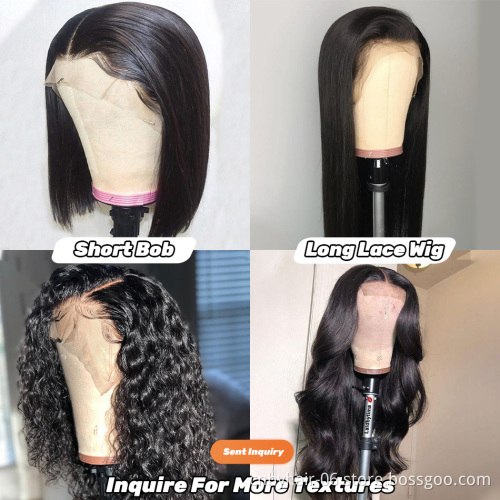 WeKeSi Wholesale Transparent HD Full Lace Bob Human Hair Lace Frontal Wigs For Black Women Brazilian Virgin Hair Lace Front Wig
